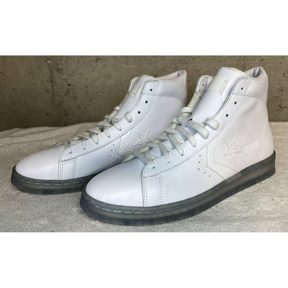 Converse Other - Converse Pro Leather Hi "Black Ice" White/White/Clear 169502C US Mens 11.5 Shoes